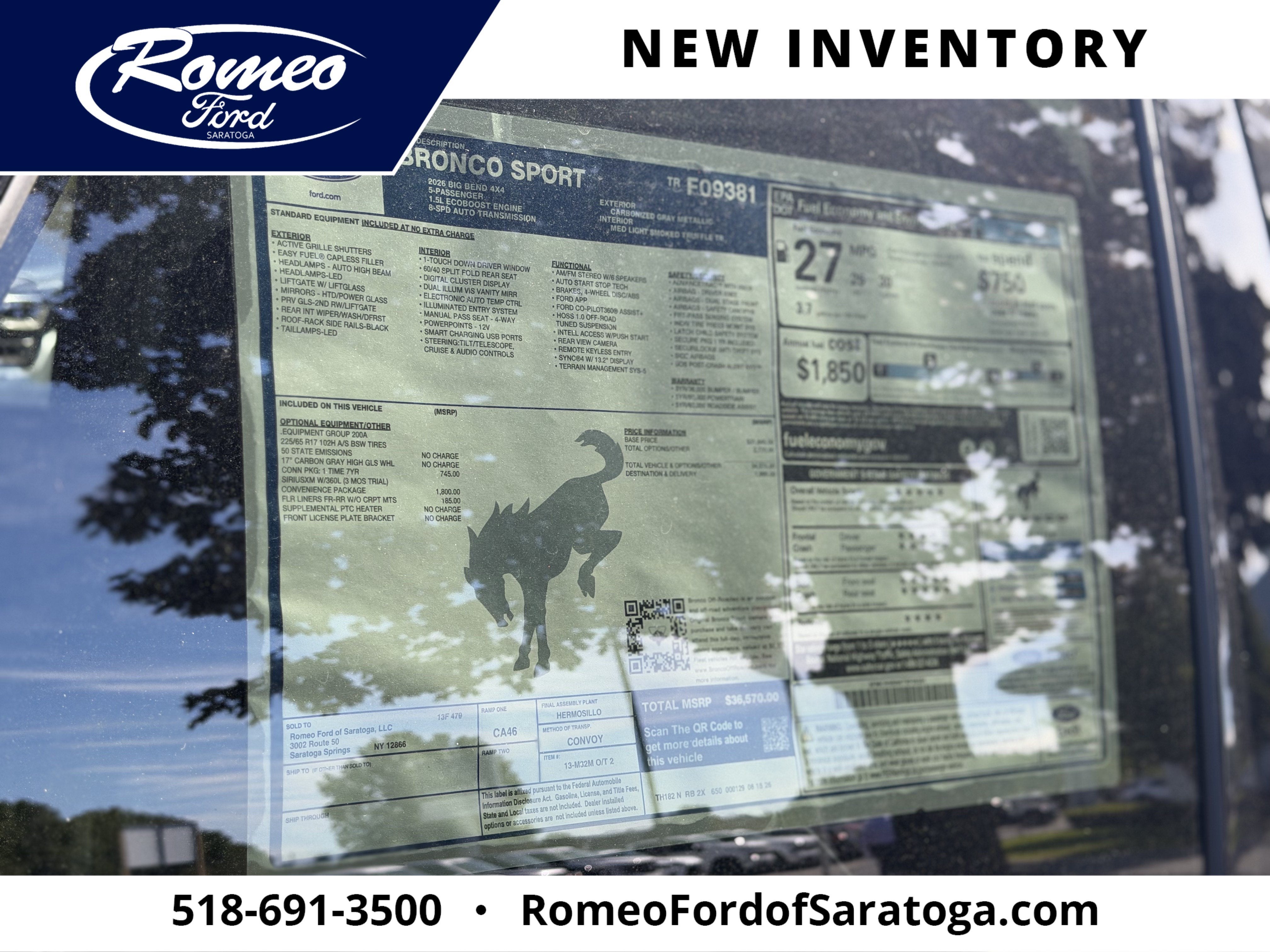 2026 Ford Bronco Sport Big Bend