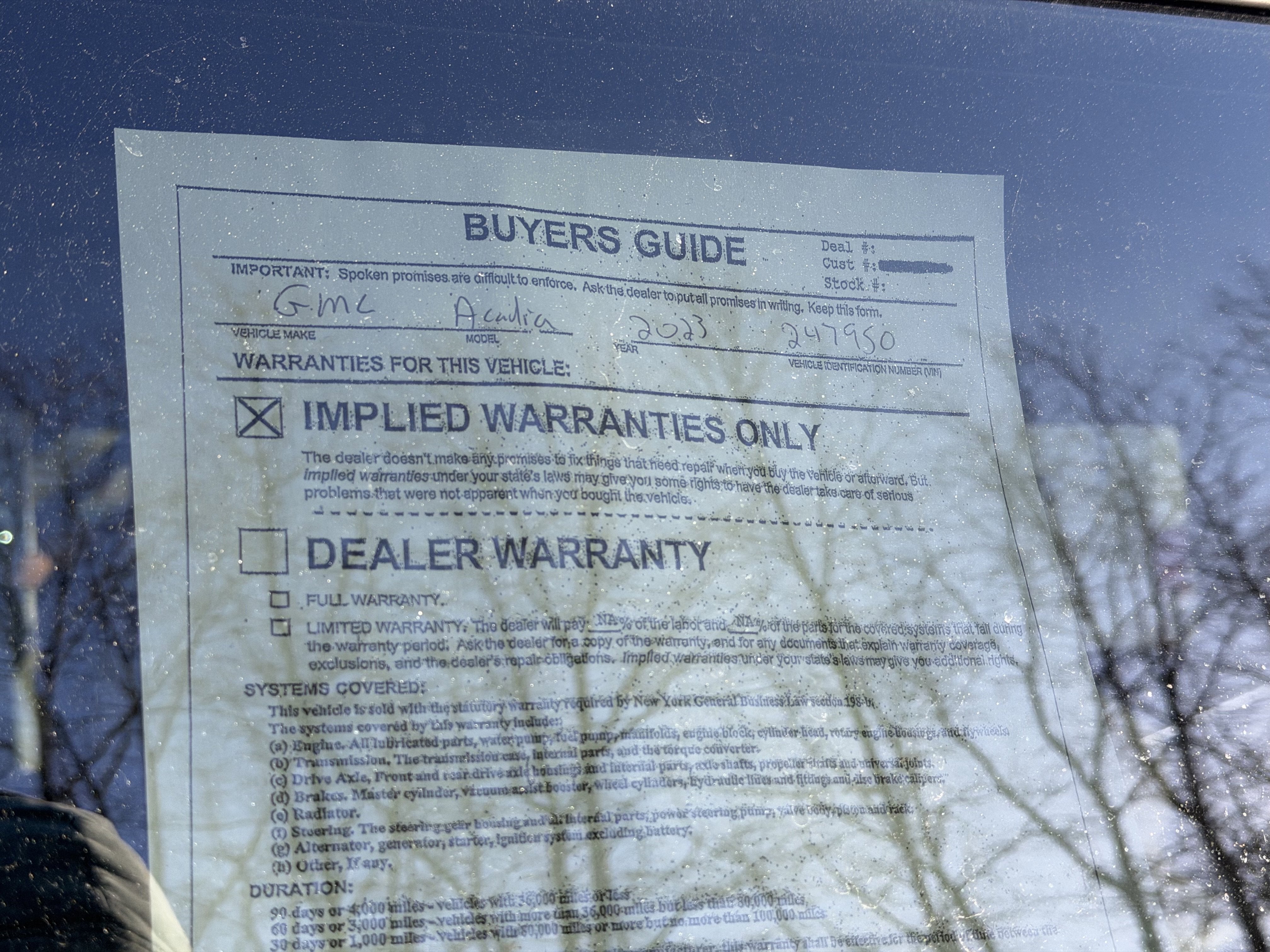 2023 GMC Acadia Denali