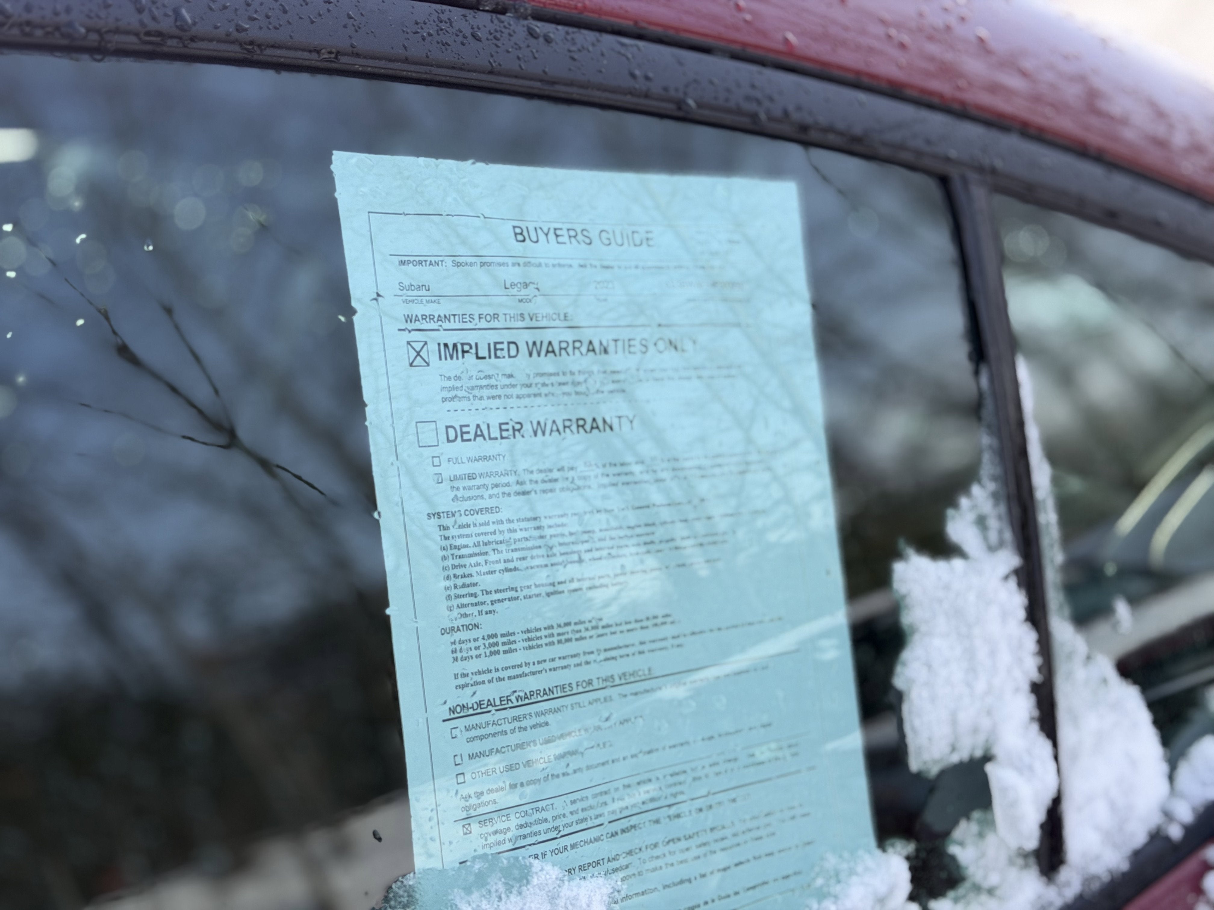 2023 Subaru Legacy Premium