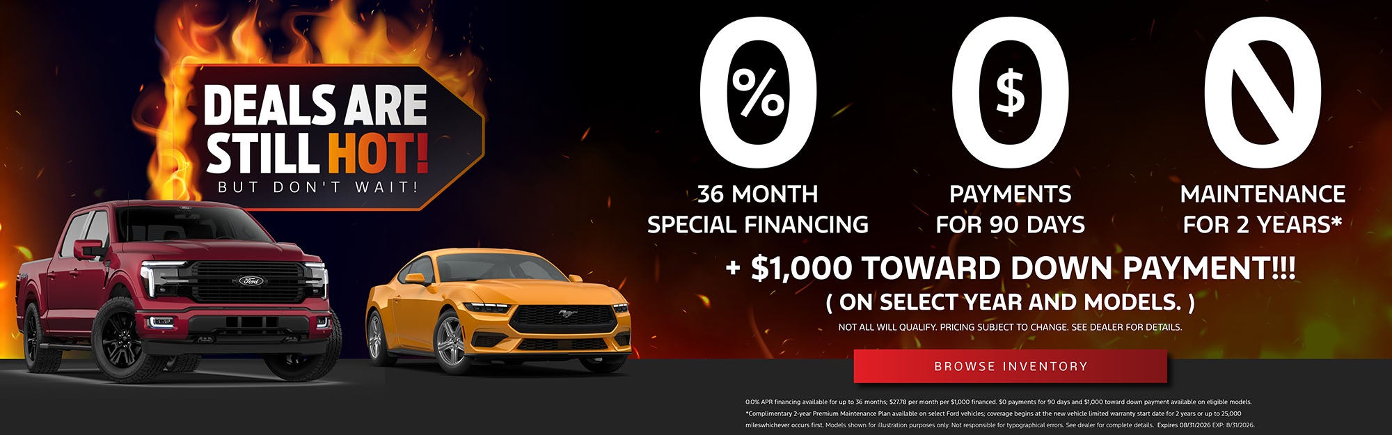 Deals are still hot